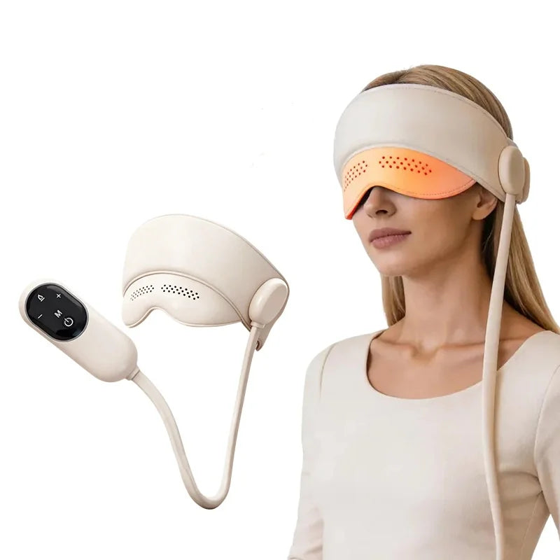 Fovlex™ Graphene Heated Head & Eye Massager - Air Pressure Sleep & Stress Relief Mask