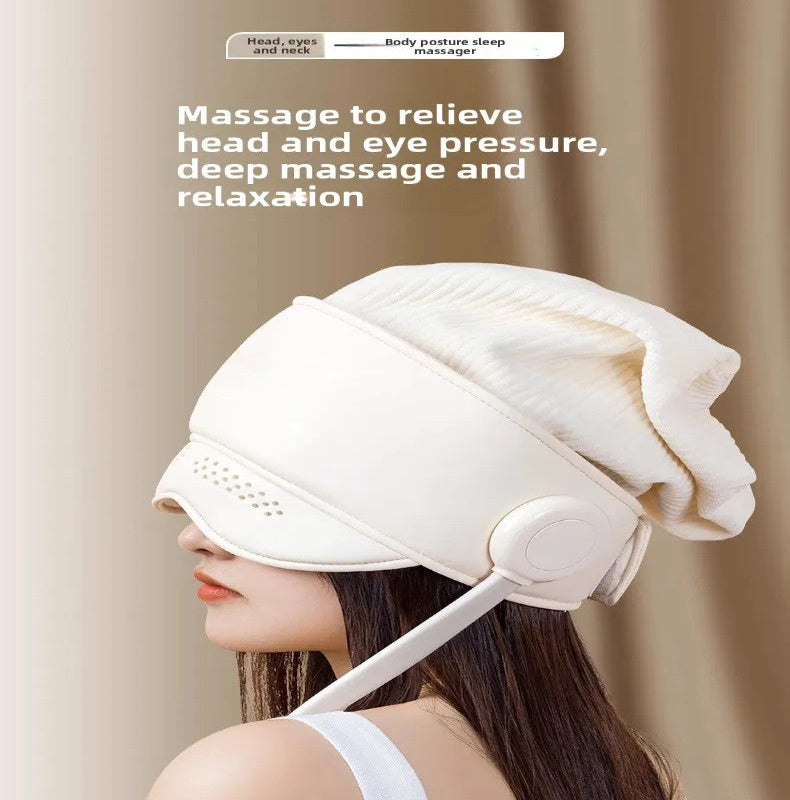 Fovlex™ Graphene Heated Head & Eye Massager - Air Pressure Sleep & Stress Relief Mask