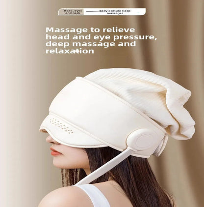 Fovlex™ Graphene Heated Head & Eye Massager - Air Pressure Sleep & Stress Relief Mask