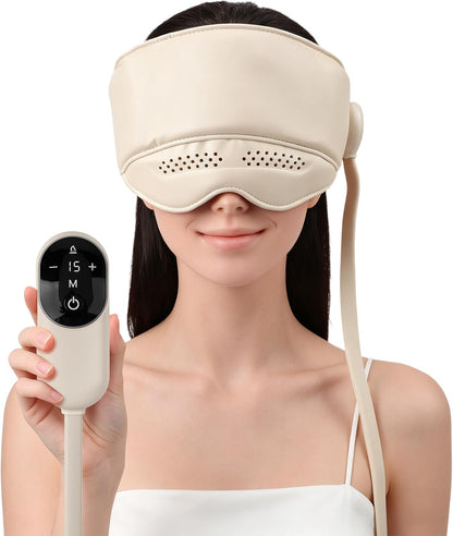 Fovlex™ Graphene Heated Head & Eye Massager - Air Pressure Sleep & Stress Relief Mask